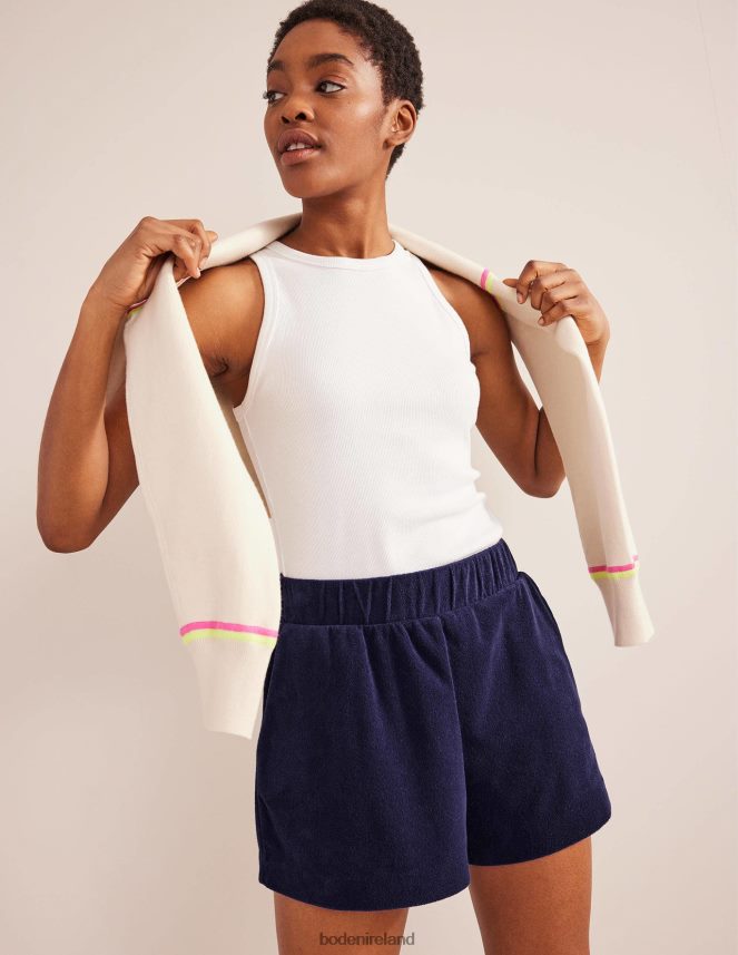 Prussian Blue Clothing Towelling Shorts Boden Women L466L61445