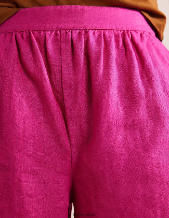 Rose Violet Clothing Pull-on Linen Shorts Boden Women L466L6608
