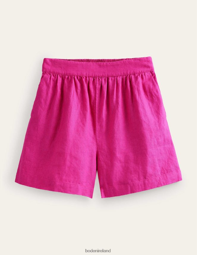 Rose Violet Clothing Pull-on Linen Shorts Boden Women L466L6608