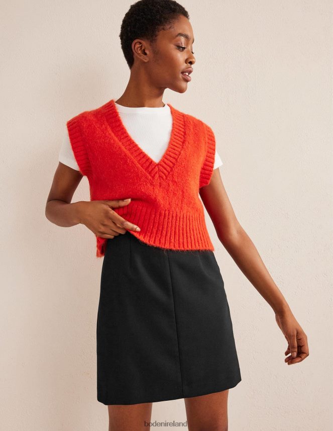 Black Clothing Bi-stretch Mini Skirt Boden Women L466L6650