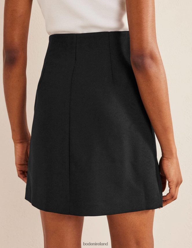 Black Clothing Bi-stretch Mini Skirt Boden Women L466L6650