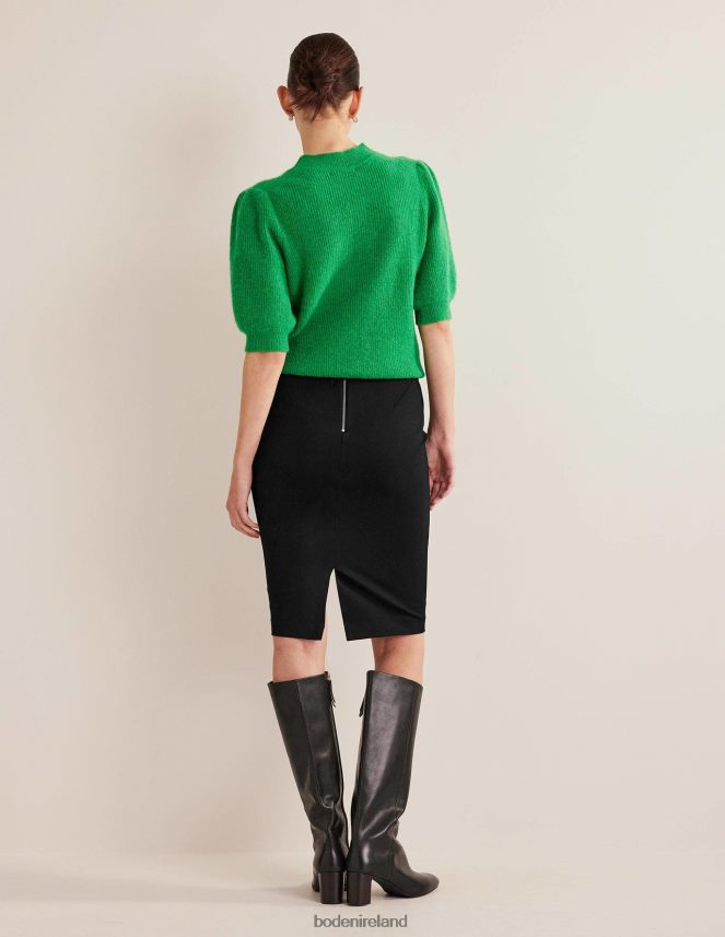 Black Clothing Hampshire Stretch Jersey Skirt Boden Women L466L6648