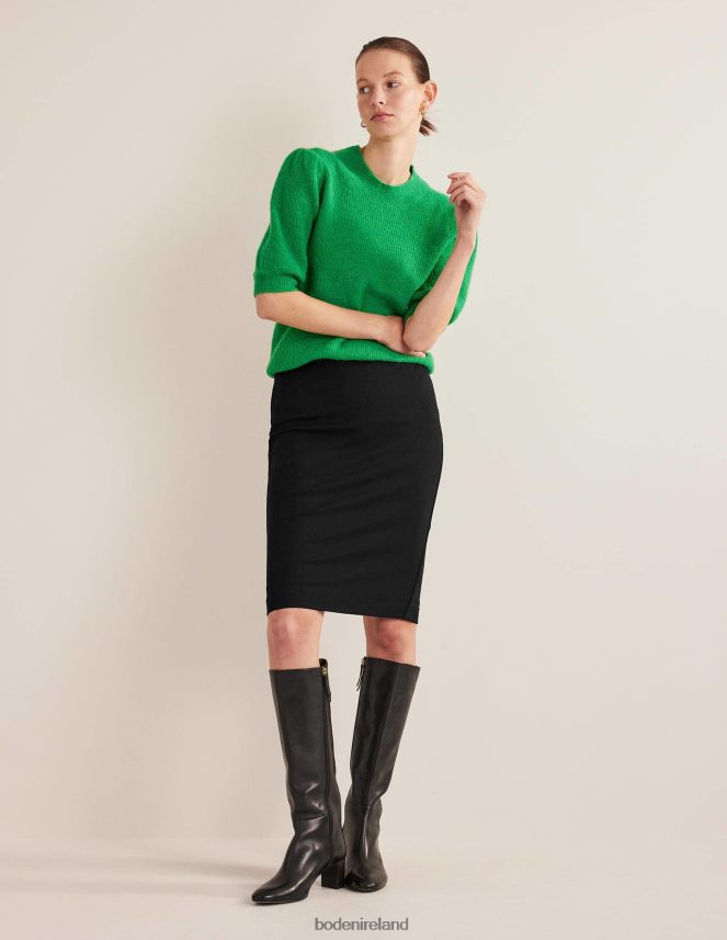 Black Clothing Hampshire Stretch Jersey Skirt Boden Women L466L6648