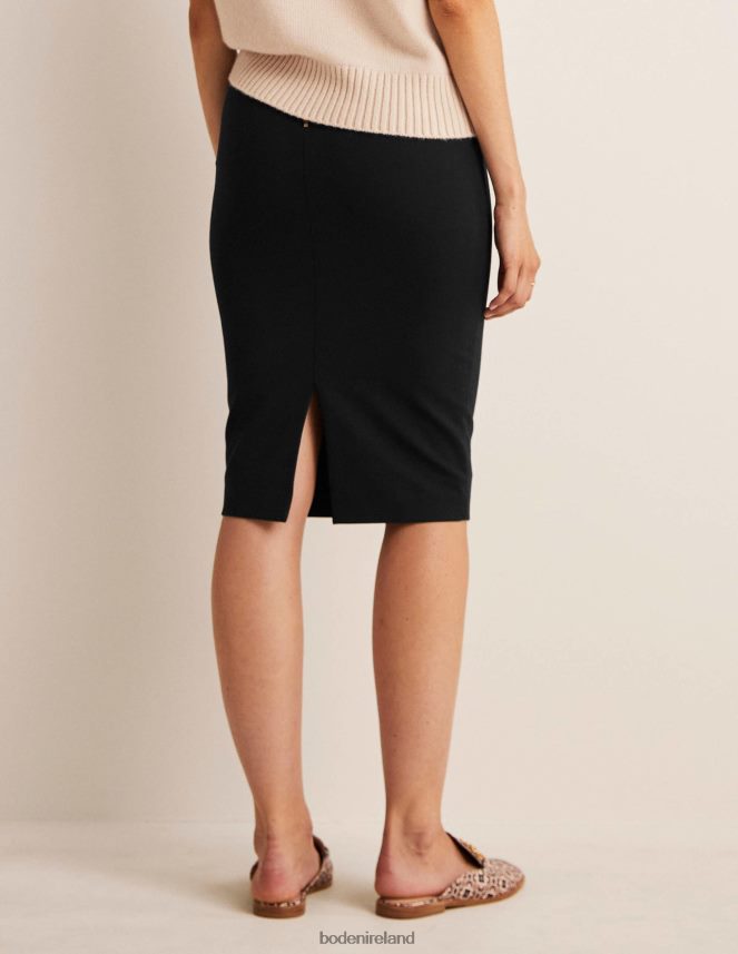 Black Clothing Hampshire Stretch Jersey Skirt Boden Women L466L6648