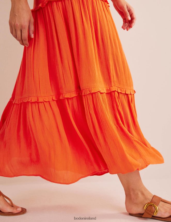 Firework Clothing Smocked-Waist Holiday Skirt Boden Women L466L6635