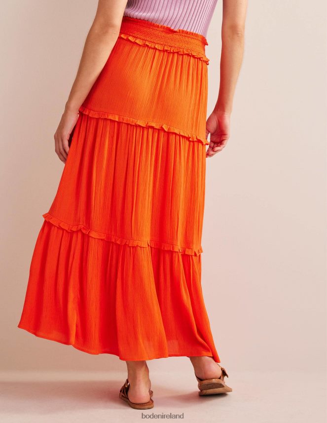 Firework Clothing Smocked-Waist Holiday Skirt Boden Women L466L6635