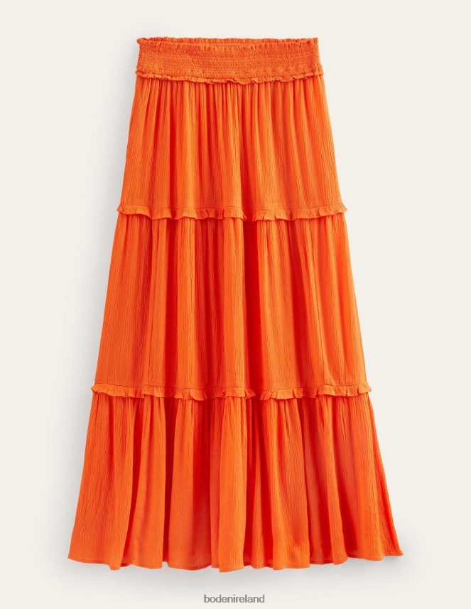 Firework Clothing Smocked-Waist Holiday Skirt Boden Women L466L6635