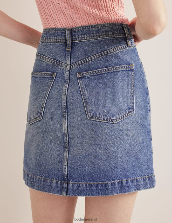 Mid Vintage Clothing Nell Denim Mini Skirt Boden Women L466L6646