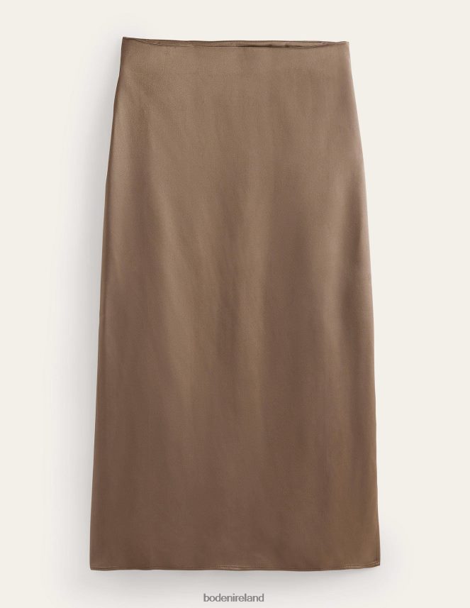Morel Clothing Satin Column Skirt Boden Women L466L61320