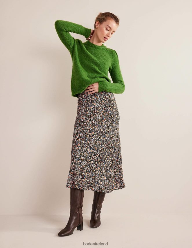 Multi & Eden Bloom Clothing Cecelia Midi Skirt Boden Women L466L62127