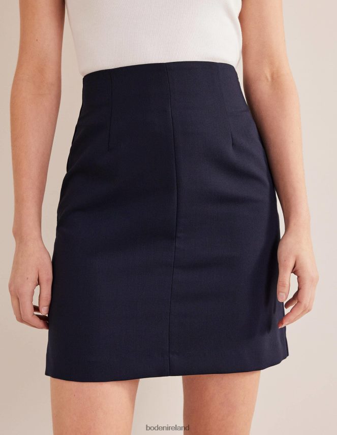 Navy Clothing Bi-stretch Mini Skirt Boden Women L466L6651