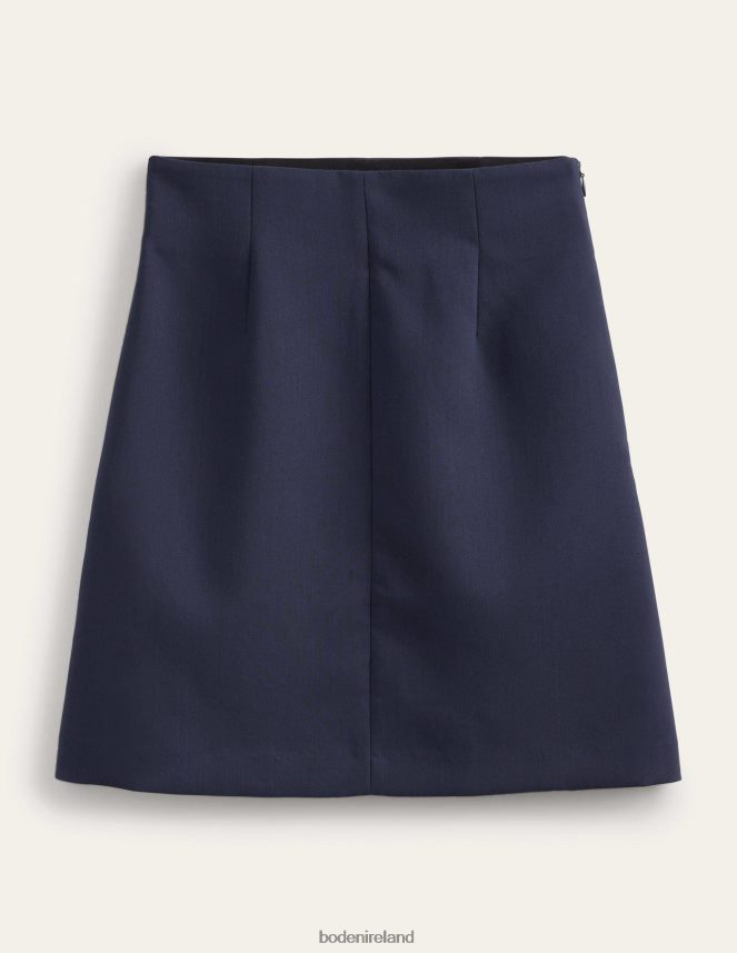 Navy Clothing Bi-stretch Mini Skirt Boden Women L466L6651