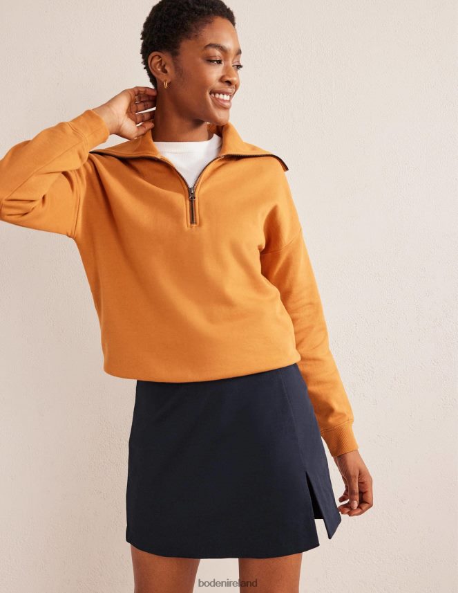 Navy Clothing Side Split Jersey Mini Skirt Boden Women L466L61862