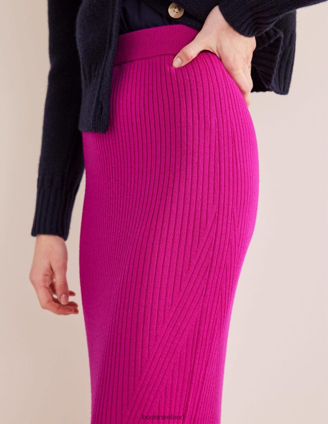 Rose Violet Clothing Merino Knit Midi Skirt Boden Women L466L61629
