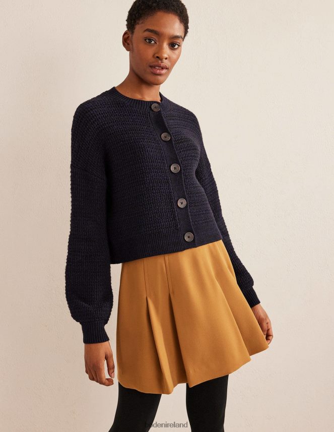 Teddy Bear Clothing Pleated Crepe Mini Skirt Boden Women L466L61967