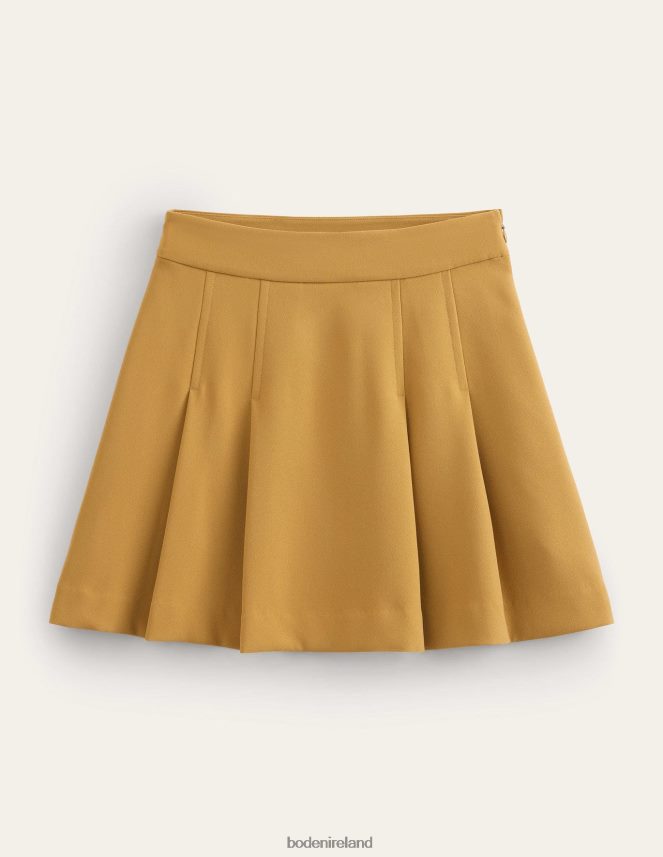 Teddy Bear Clothing Pleated Crepe Mini Skirt Boden Women L466L61967