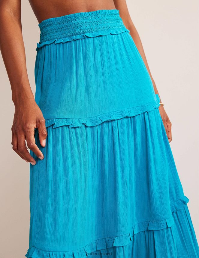 Ultramarine Clothing Smocked-Waist Holiday Skirt Boden Women L466L6634