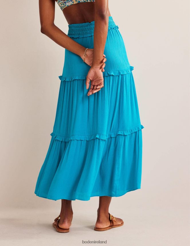 Ultramarine Clothing Smocked-Waist Holiday Skirt Boden Women L466L6634