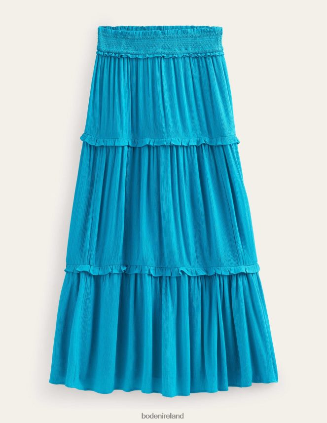 Ultramarine Clothing Smocked-Waist Holiday Skirt Boden Women L466L6634