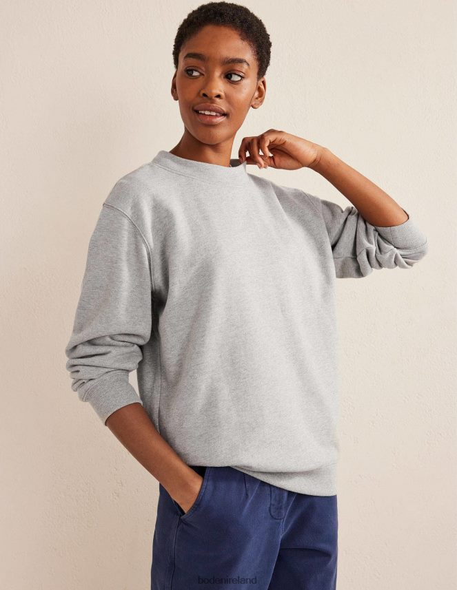 Grey Marl Clothing Oversized Sweatshirt Boden Women L466L62202