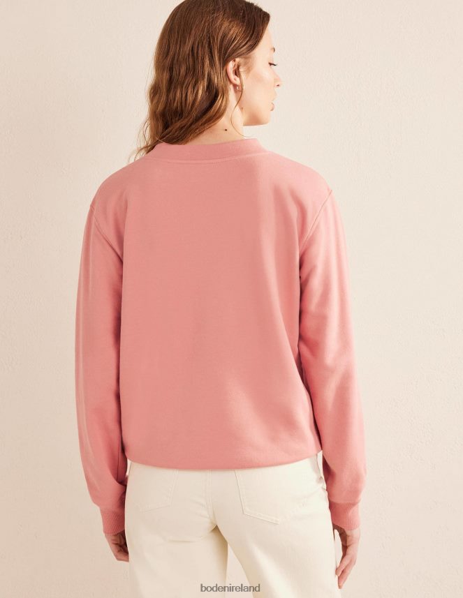 Rose Pink Clothing Oversized Sweatshirt Boden Women L466L61939