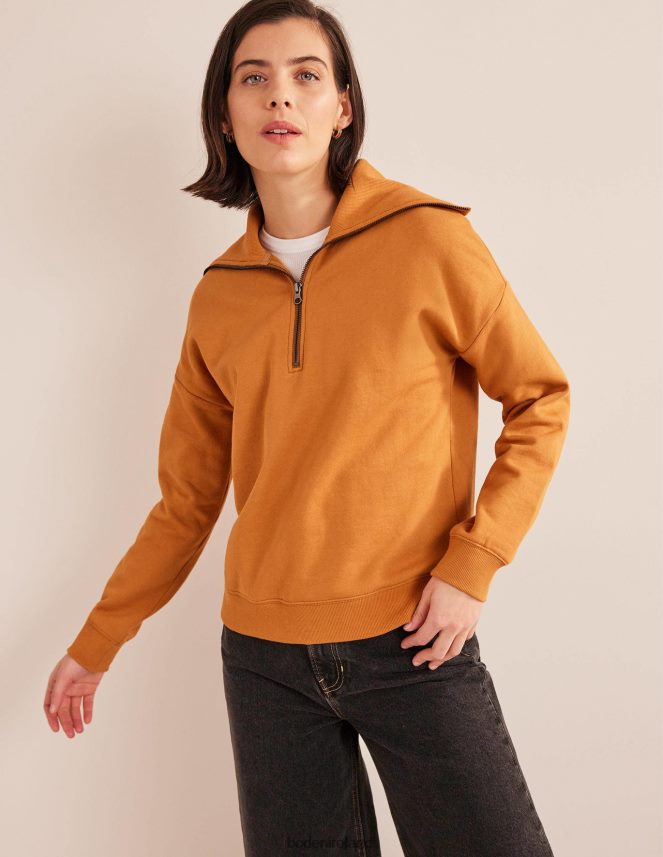 Teddy Bear Clothing Funnel Neck Zip Sweatshirt Boden Women L466L61795