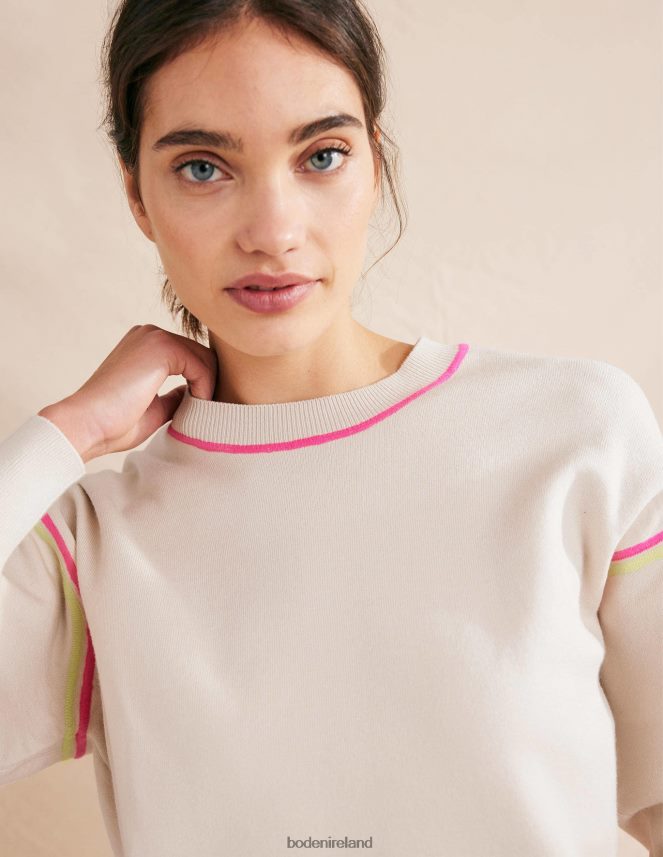 Warm Ivory Clothing Knitted Sweatshirt Boden Women L466L61283