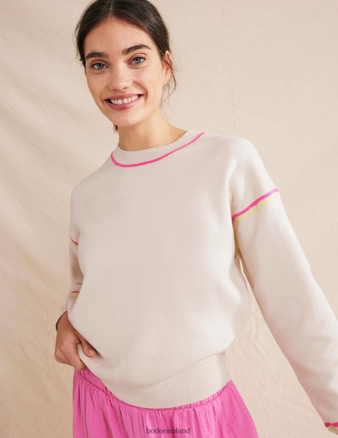 Warm Ivory Clothing Knitted Sweatshirt Boden Women L466L61283