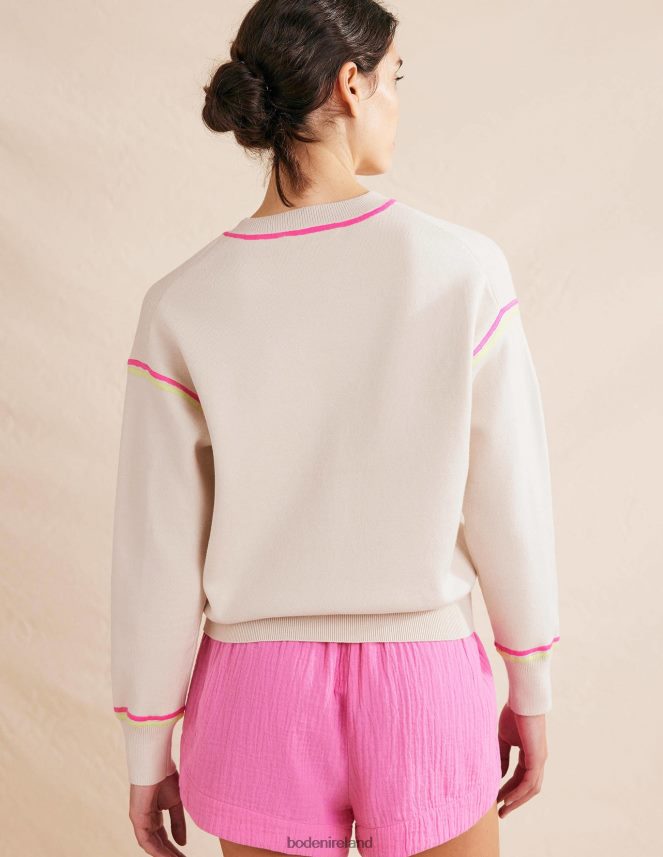 Warm Ivory Clothing Knitted Sweatshirt Boden Women L466L61283