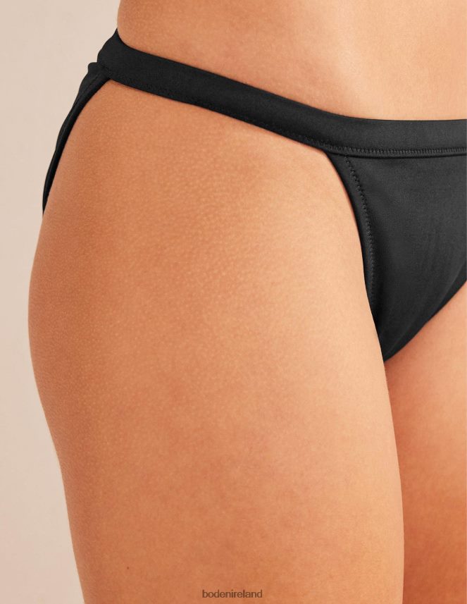 Black Clothing Tanga Bikini Bottoms Boden Women L466L6303