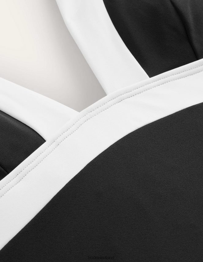 Black Colourblock Clothing Ithaca Halter Swimsuit Boden Women L466L6231