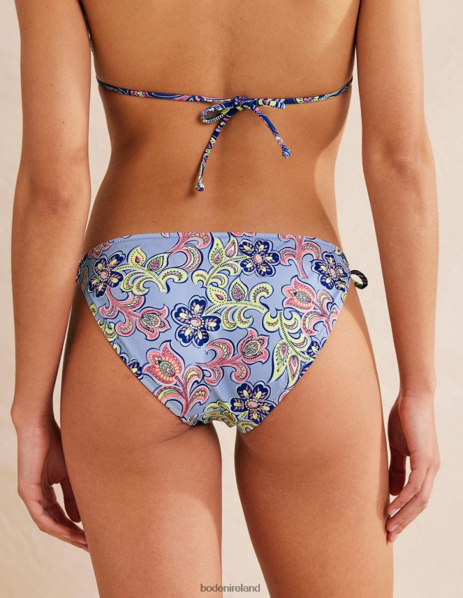 Blue Blizzard & Botanic Tavern Clothing String Bikini Bottoms Boden Women L466L61456
