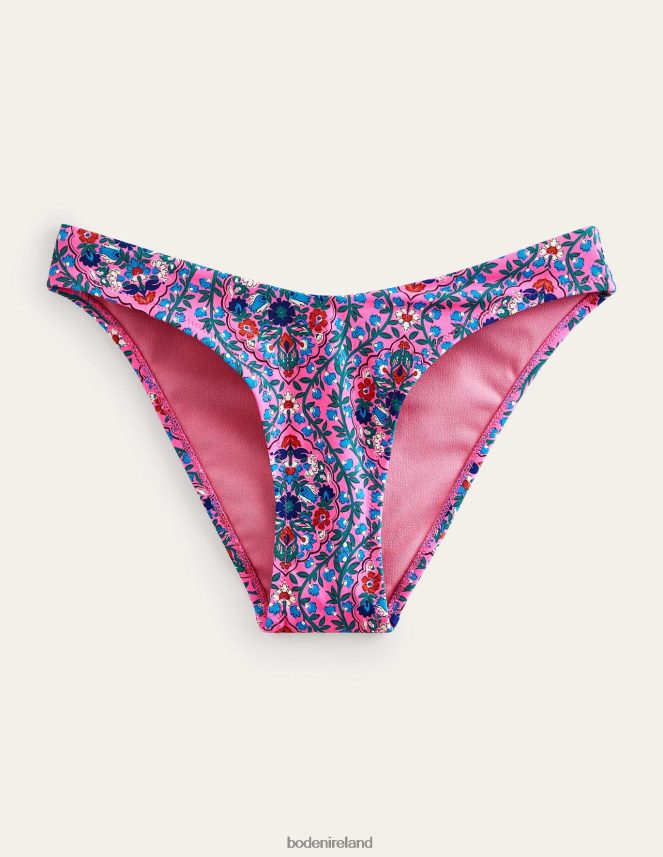 Festival Pink & Vine Terrace Clothing Curved-Top Bikini Bottoms Boden Women L466L61842