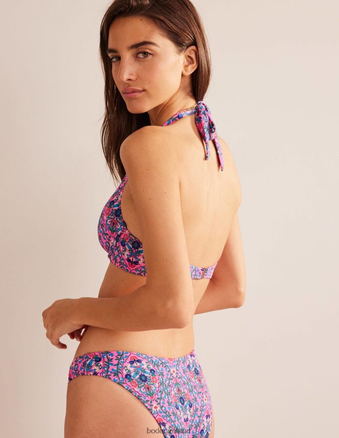 Festival Pink & Vine Terrace Clothing Enhancer Underwired Bikini Top Boden Women L466L61608