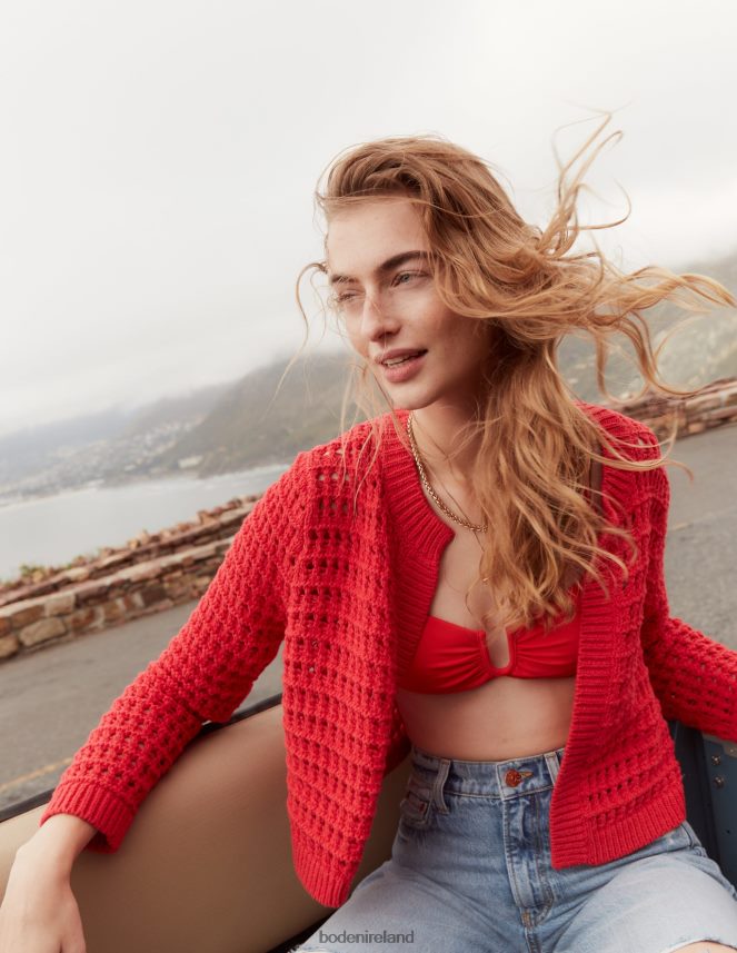 Fire Clothing U-bar Halterneck Bikini Top Boden Women L466L61958