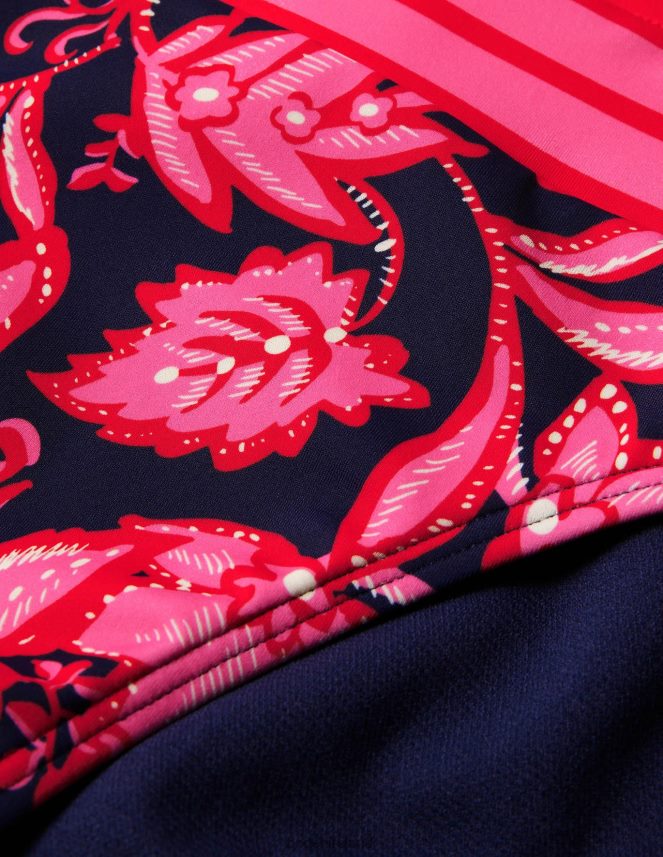 French Navy & Wild Flora Clothing Panel Bikini Bottoms Boden Women L466L62059