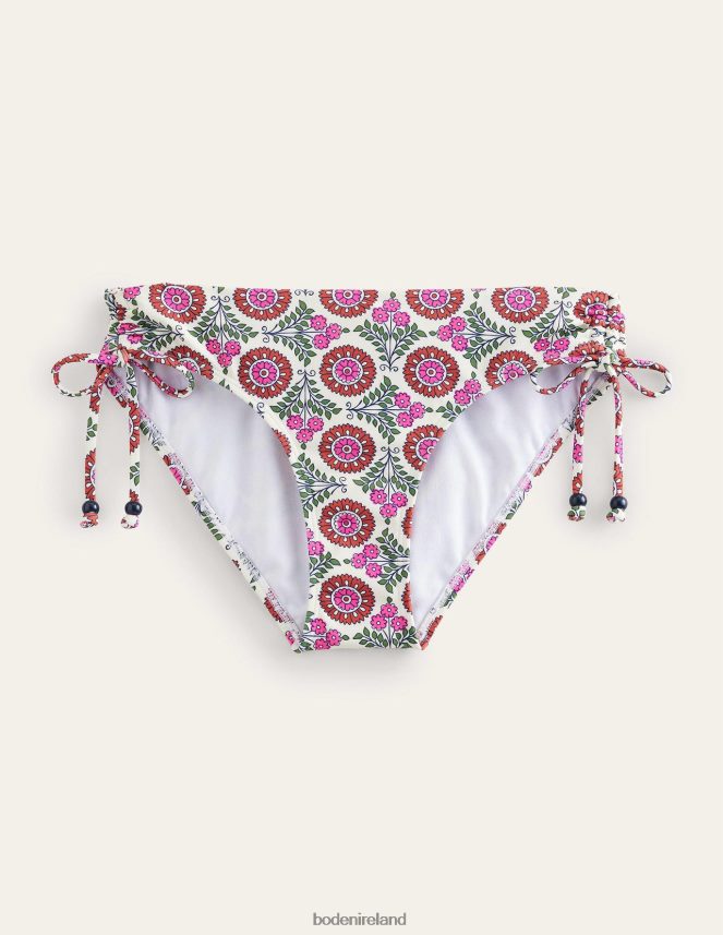 Gin Fizz & Sunflower Sprig Clothing Ruched Bikini Bottoms Boden Women L466L6254