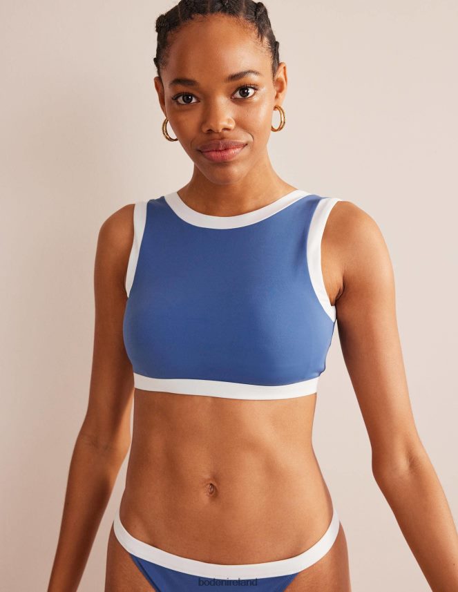 Globe Colourblock Clothing Racer Crew Neck Bikini Top Boden Women L466L61680