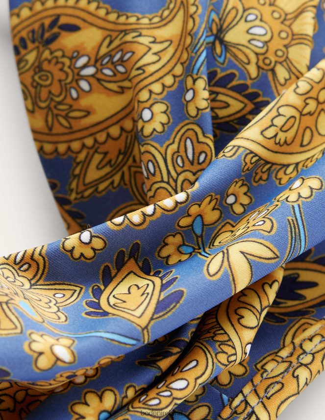 Harvest Gold & Paisley Terrace Clothing Capri Cup-size Bikini Top Boden Women L466L61596