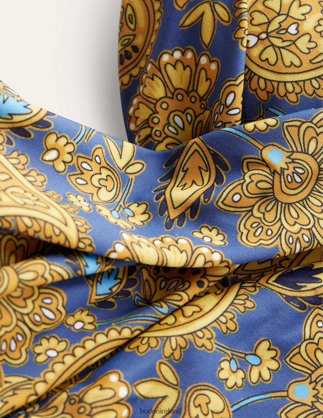 Harvest Gold & Paisley Terrace Clothing Capri Cup-size Tankini Top Boden Women L466L61868