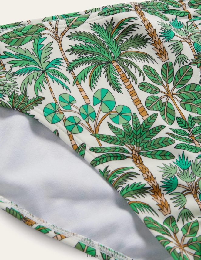 Ivory & Palm Forest Clothing Classic Bikini Bottoms Boden Women L466L62459