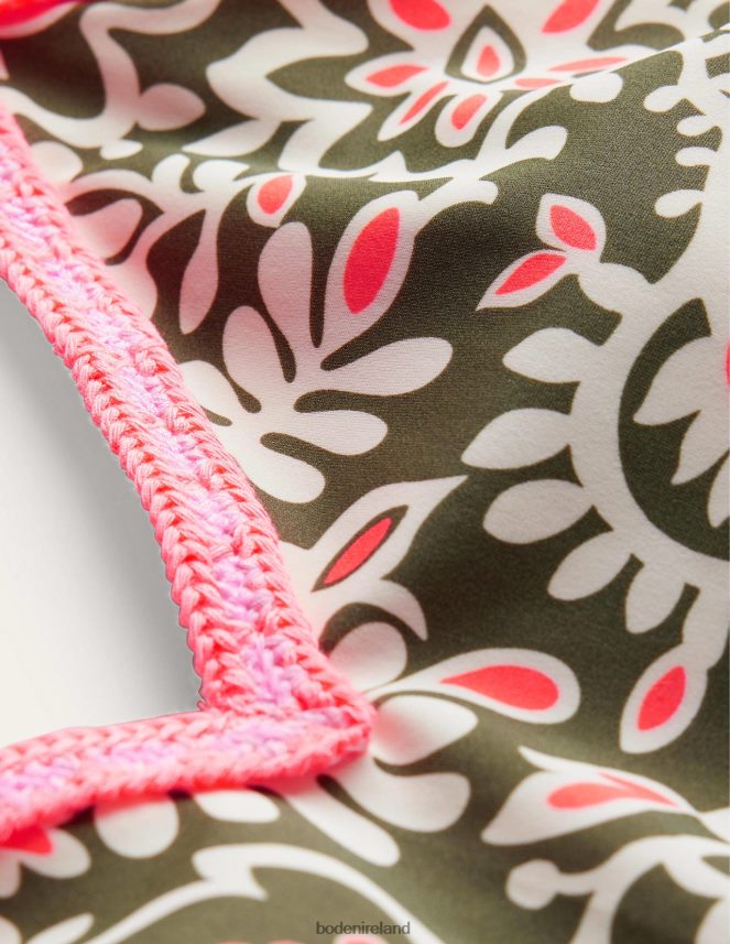 Kale & Artisan Swirl Clothing Layered Crochet Swimsuit Boden Women L466L61195