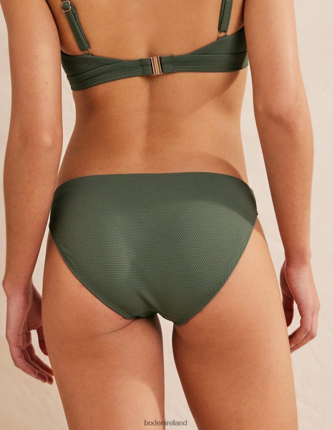 Khaki Texture Clothing Classic Texture Bikini Bottoms Boden Women L466L61989