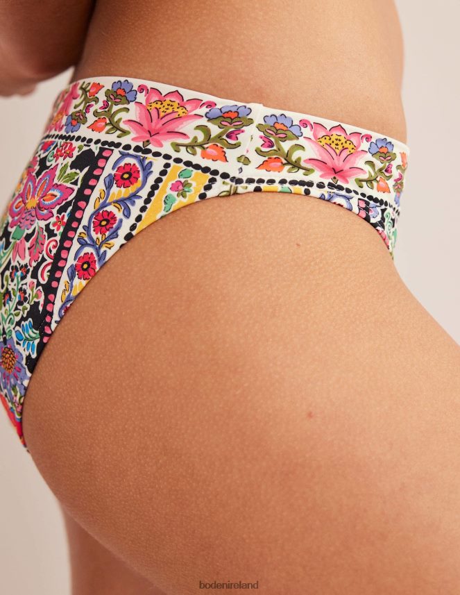 Multi & Carnation Garden Clothing Bikini Bottoms Boden Women L466L61757