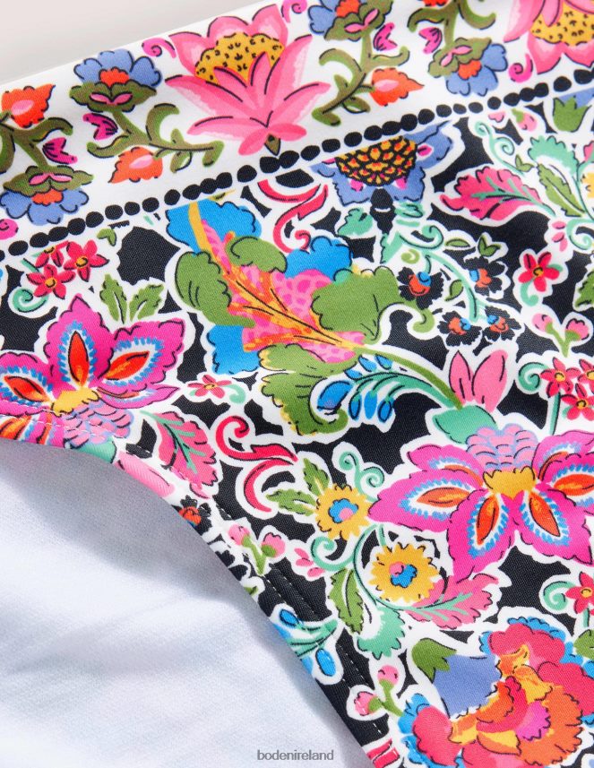 Multi & Carnation Garden Clothing Bikini Bottoms Boden Women L466L61757