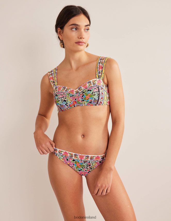 Multi & Carnation Garden Clothing Bikini Bottoms Boden Women L466L61757