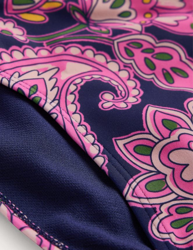 Navy & Paisley Terrace Clothing Bikini Bottoms Boden Women L466L61844