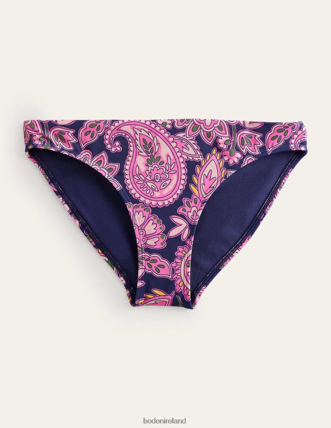 Navy & Paisley Terrace Clothing Bikini Bottoms Boden Women L466L61844