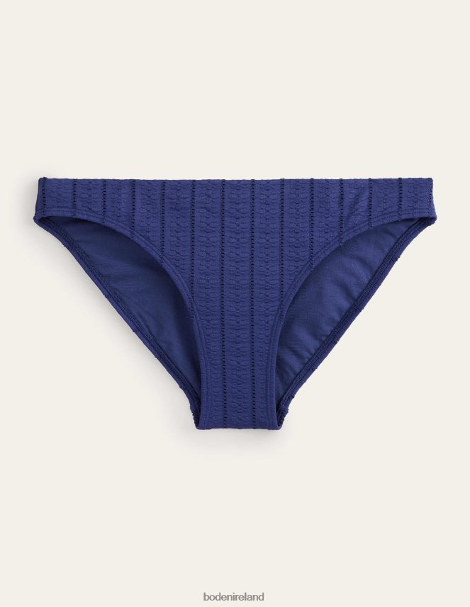 Navy Texture Clothing Bikini Bottoms Boden Women L466L61824