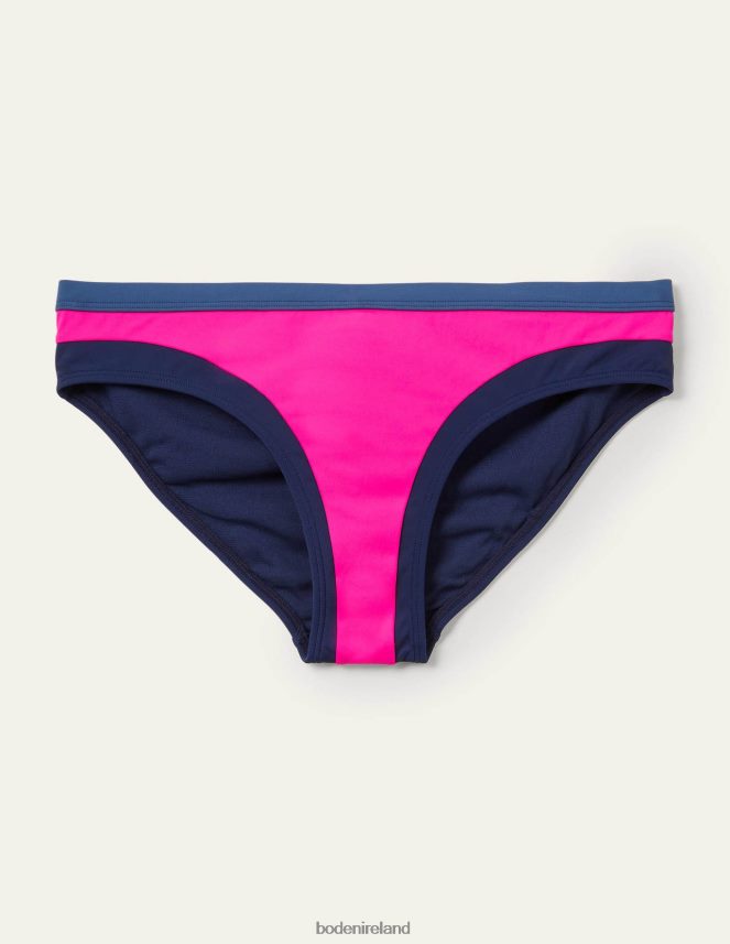 Neon Pink Colourblock Clothing Santorini Bikini Bottoms Boden Women L466L62104
